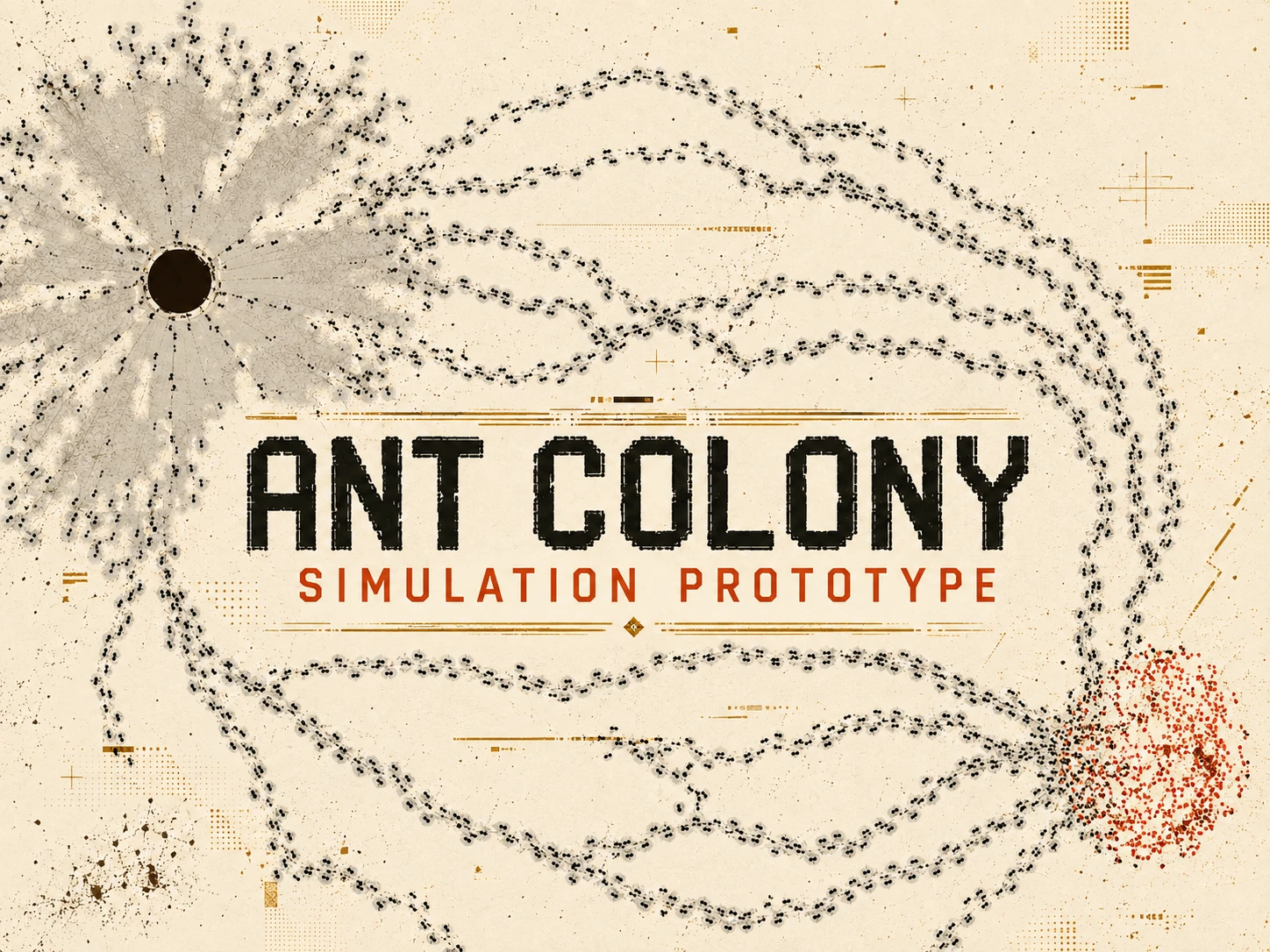 Ants, teknisk maursimulering